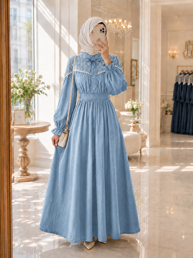 پیراهن جین نگار🌸