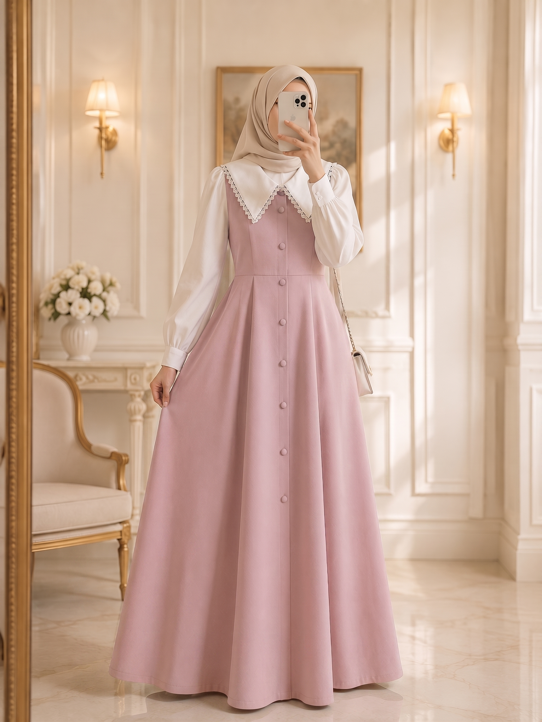 ست شومیز و سارافون صدف🌸
