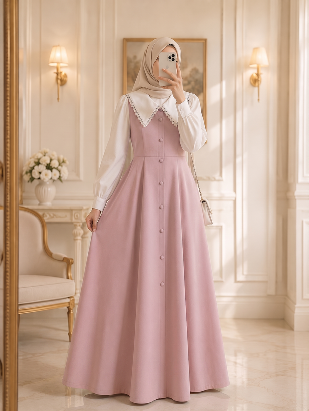 ست شومیز و سارافون صدف🌸